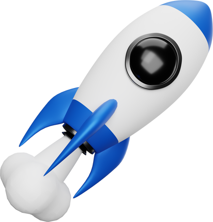 Rocket 3D Icon